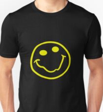 Nirvana style smiley face yellow Unisex T-Shirt