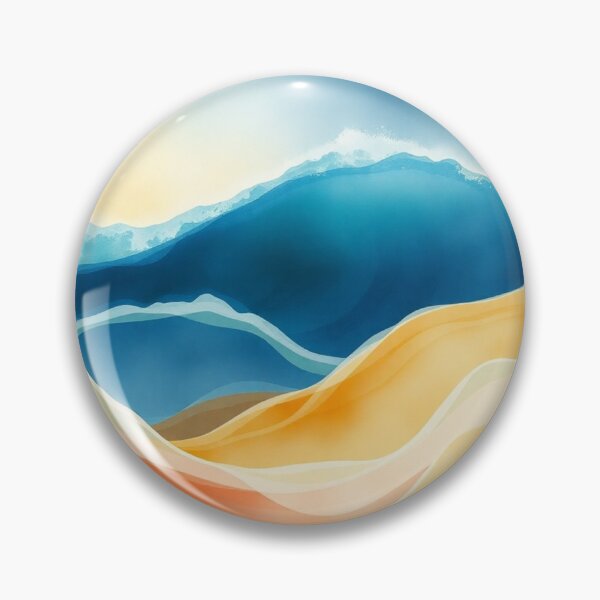 Item preview, Beautiful Abstract Watercolor Pattern of Multi-Colored Sand Dunes - Perfect for Coastal Decor designed and sold by FestivityFinds.