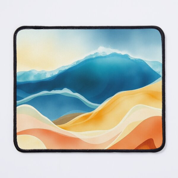 Item preview, Beautiful Abstract Watercolor Pattern of Multi-Colored Sand Dunes - Perfect for Coastal Decor designed and sold by FestivityFinds.