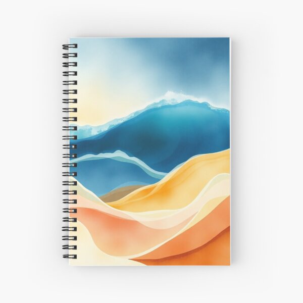 Item preview, Beautiful Abstract Watercolor Pattern of Multi-Colored Sand Dunes - Perfect for Coastal Decor designed and sold by FestivityFinds.