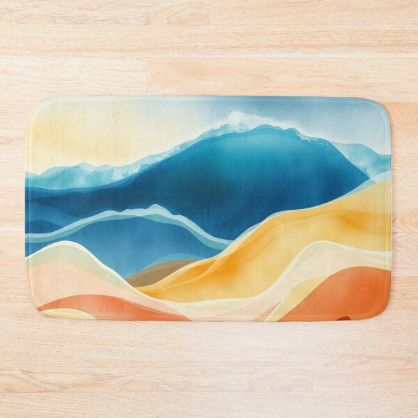 Item preview, Beautiful Abstract Watercolor Pattern of Multi-Colored Sand Dunes - Perfect for Coastal Decor designed and sold by FestivityFinds.