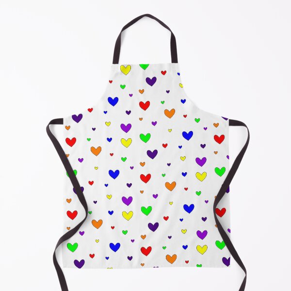 Item preview, rainbow hearts outlined designed and sold by Aesthetic Crew.