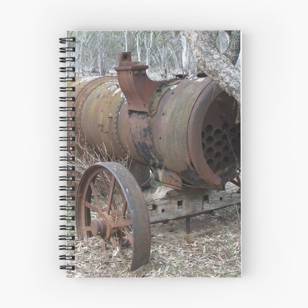 Item preview, Old Steam Engine beside Murray River, NSW designed and sold by SculleryDaysVtg.