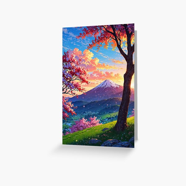 Item preview, Fuji anime style illustration designed and sold by PixelAlchemy0.