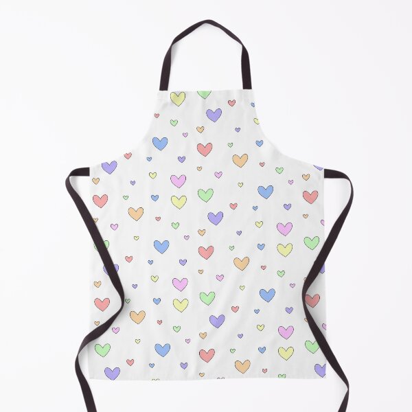 Item preview, rainbow hearts pastel outlined designed and sold by Aesthetic Crew.