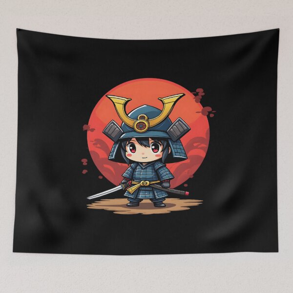 Item preview, Chibi Samurai – Cute Japanese Warrior designed and sold by Nihonify.