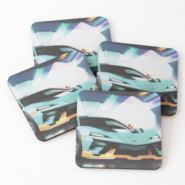 Item preview, Super Sports Car, Cyan designed and sold by DigitalHeadache.