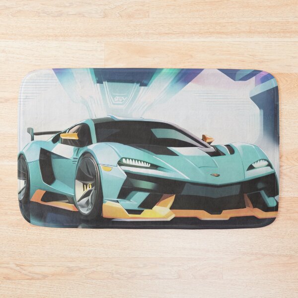 Item preview, Super Sports Car, Cyan designed and sold by DigitalHeadache.
