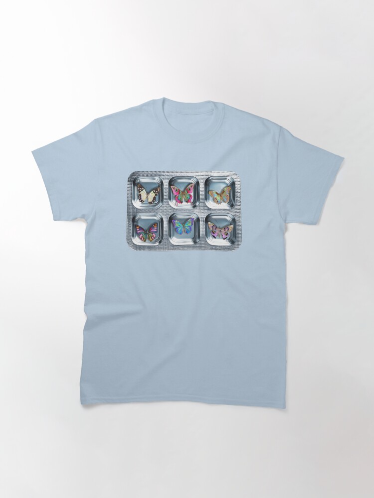 Thumbnail 3 of 7, Classic T-Shirt, Blister-Pack Butterflies  designed and sold by dinaaaaaah.