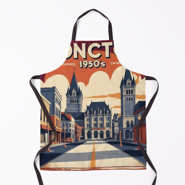 Item preview, Moncton New Brunswick Canada 1950s Vintage Travel Tourism designed and sold by TravelersGems.