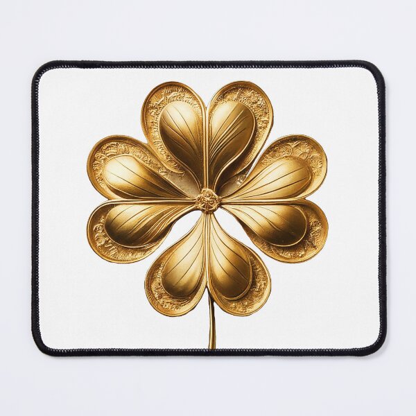 Item preview, Gold Shamrock - Four Leaf Clover  designed and sold by iamhewho.