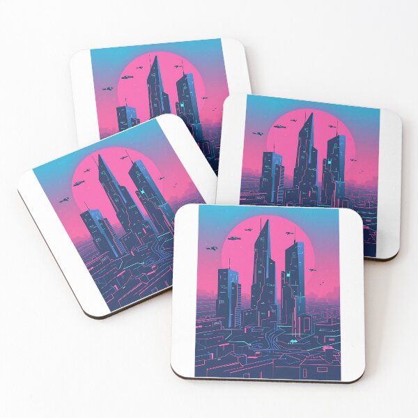 Item preview, Cyberpunk Neon City Aesthetic for Sci-Fi and Tech Lovers designed and sold by VibeTCreations.