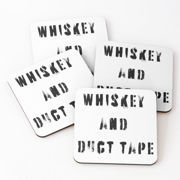 Item preview, Whiskey and duct tape, first aid kit, funny joke vintage designed and sold by GGtiger.
