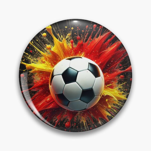 Item preview, Football with paint splashes designed and sold by LoneAngel.