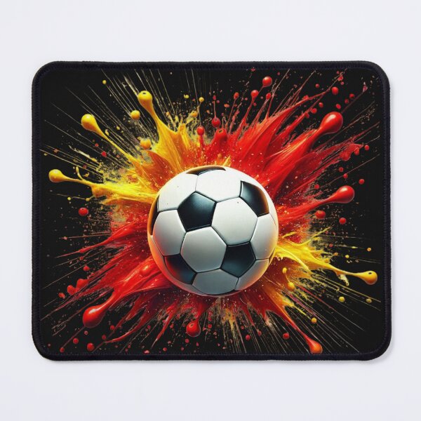 Item preview, Football with paint splashes designed and sold by LoneAngel.