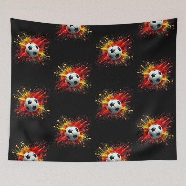 Item preview, Football with paint splashes designed and sold by LoneAngel.