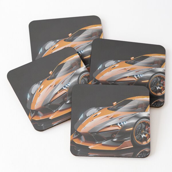 Item preview, Super Sports Car, Orange & Black designed and sold by DigitalHeadache.