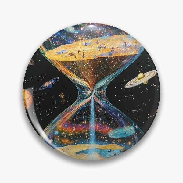 Item preview, Time Travelers' Observatory - Cosmic Hourglass Journey designed and sold by Creet-Design.