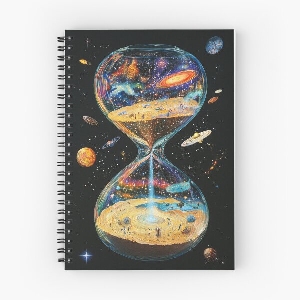 Item preview, Time Travelers' Observatory - Cosmic Hourglass Journey designed and sold by Creet-Design.