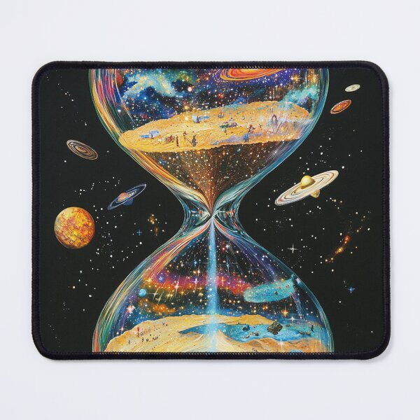 Item preview, Time Travelers' Observatory - Cosmic Hourglass Journey designed and sold by Creet-Design.