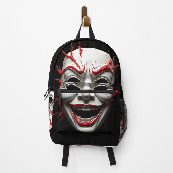 Item preview, Kabuki Mask with Intense Red Accents designed and sold by Nihonify.