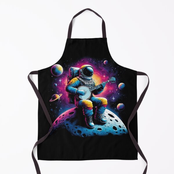 Item preview, Astronaut Playing Banjo in Space Banjo Player Banjoist designed and sold by Kimberley King Art King Art.
