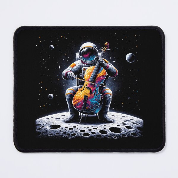 Item preview, Astronaut Playing Cello in Space Cello Player Cellist designed and sold by Kimberley King Art  King Art.