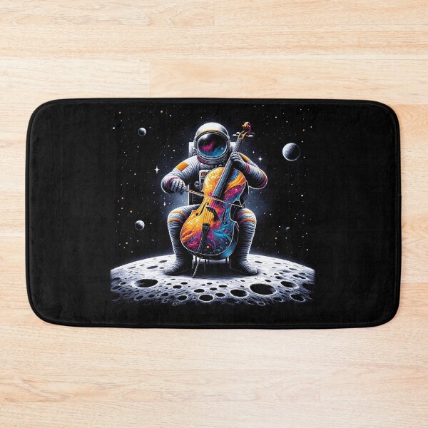 Item preview, Astronaut Playing Cello in Space Cello Player Cellist designed and sold by Kimberley King Art  King Art.