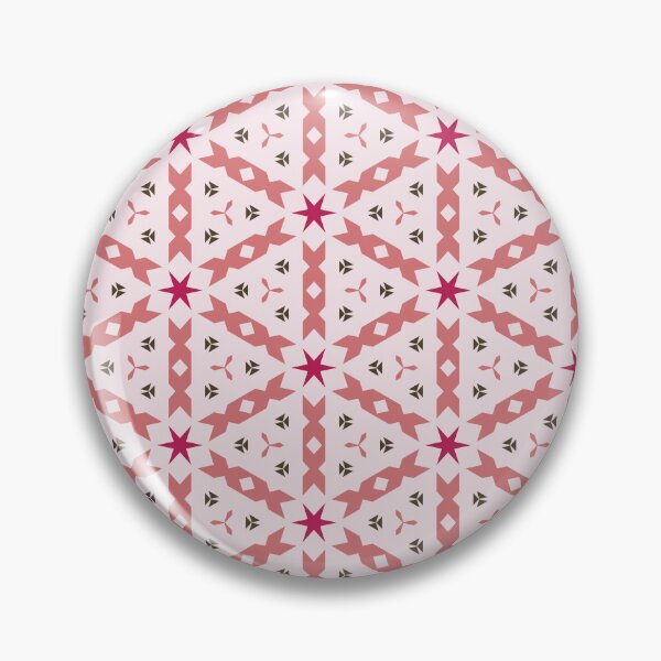 Item preview, Geometric Honeycomb Rose designed and sold by Lisetta Collection.
