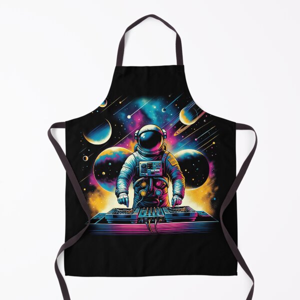 Item preview, Astronaut DJ DJing in Space EDM Funky Dance Club designed and sold by Kimberley King Art  King Art.