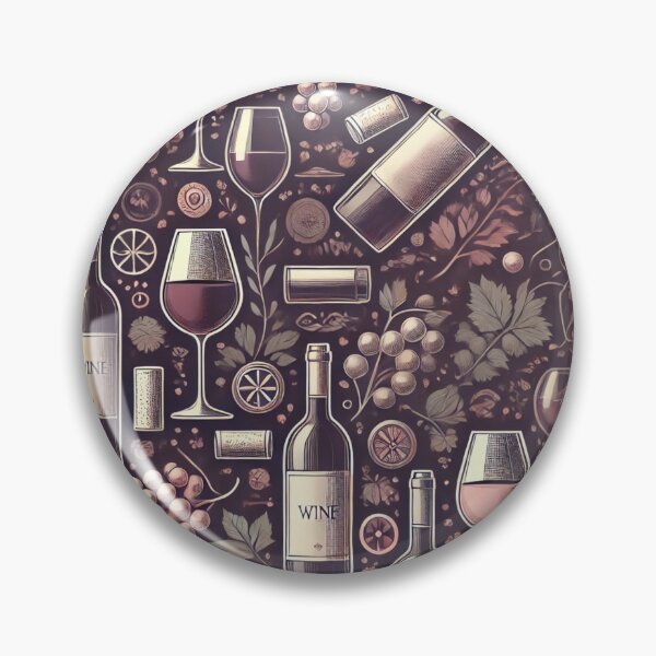 Item preview, Sophisticated Wine & Grape Pattern - Bottles, Glasses & Corks designed and sold by Designeerguy.