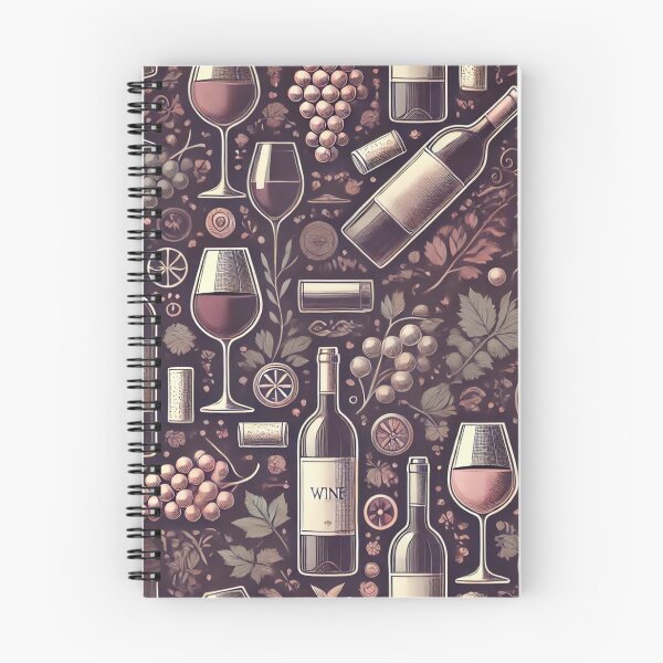 Item preview, Sophisticated Wine & Grape Pattern - Bottles, Glasses & Corks designed and sold by Designeerguy.
