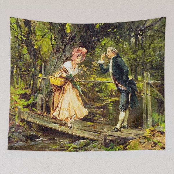 Item preview, Couple on the Bridge designed and sold by tomorrowsart.