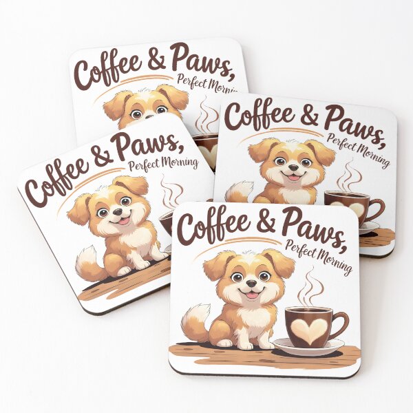Item preview, Coffee & Paws Coffee Lover designed and sold by Furry Paw  Prints.