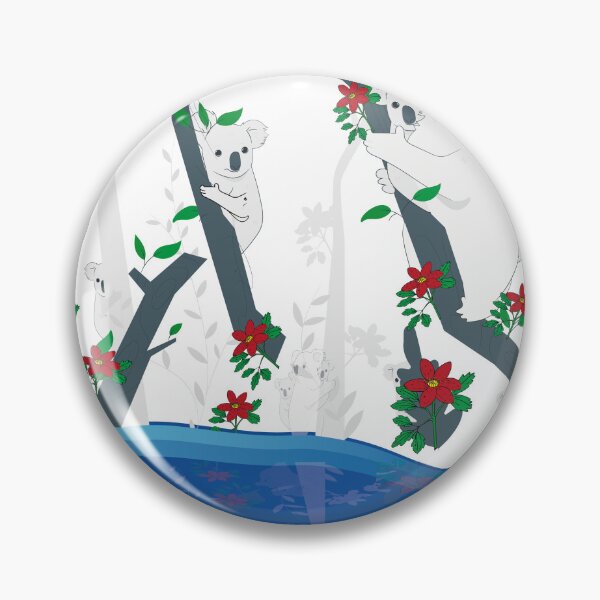 Item preview, Koalas in a Dreamy Forest Reflection designed and sold by World-Shop25.