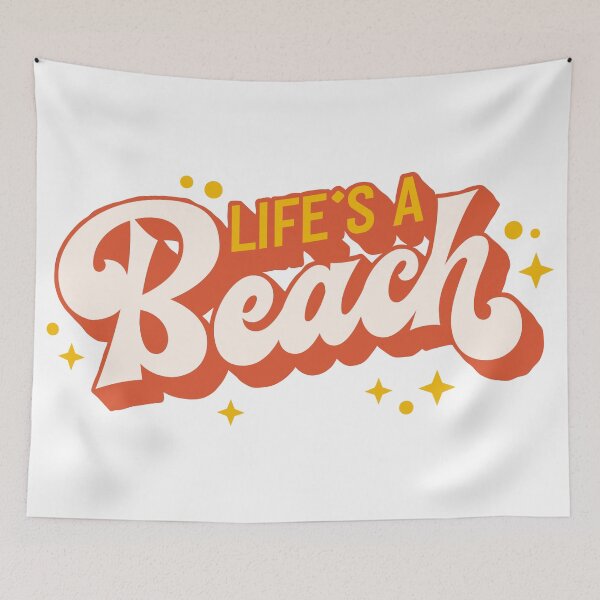 Item preview, LIFE'S A BEACH designed and sold by LettersCraft.