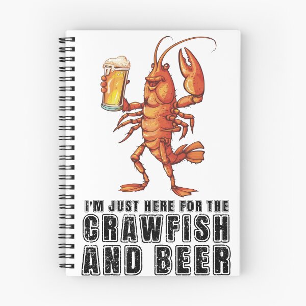 Item preview, Funny I'm Just Here For The Crawfish And Beer designed and sold by RockFireMerch.