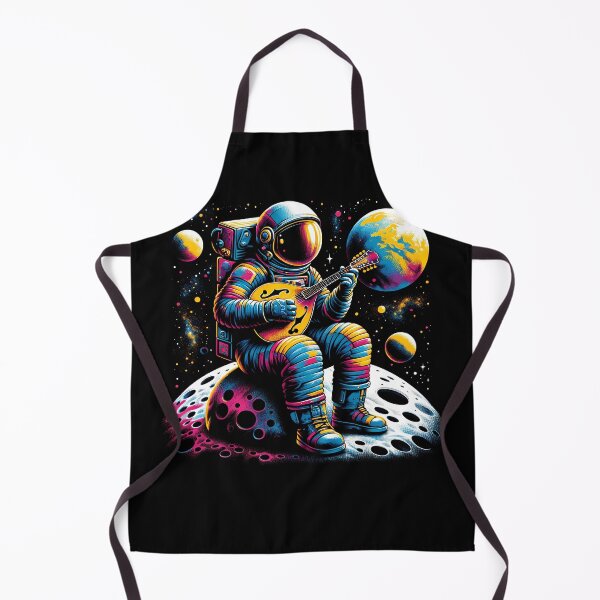 Item preview, Astronaut Playing Mandolin in Space Mandolin Player Mandolinist designed and sold by Kimberley King Art King Art.