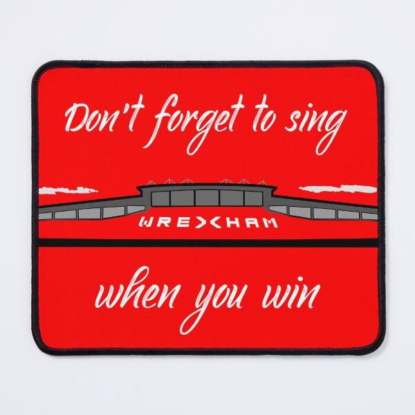 Item preview, Wrexham Wales Football Soccer (white text) designed and sold by Bizb.