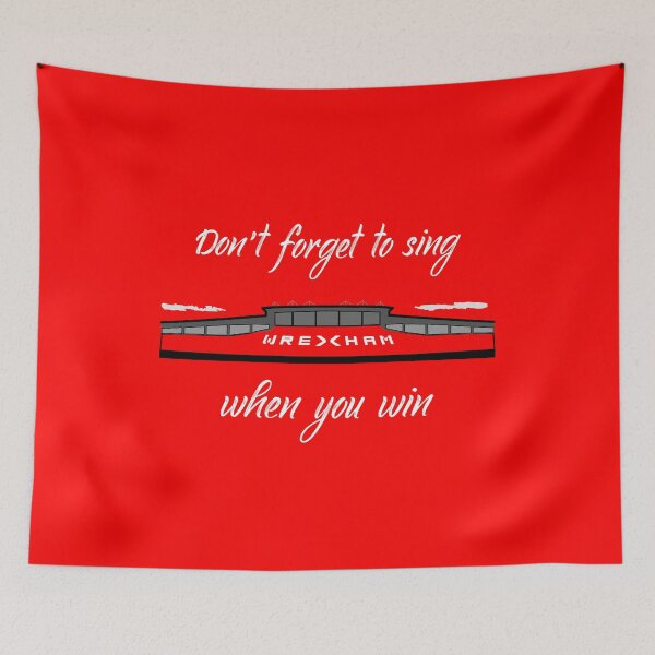 Item preview, Wrexham Wales Football Soccer (white text) designed and sold by Bizb.
