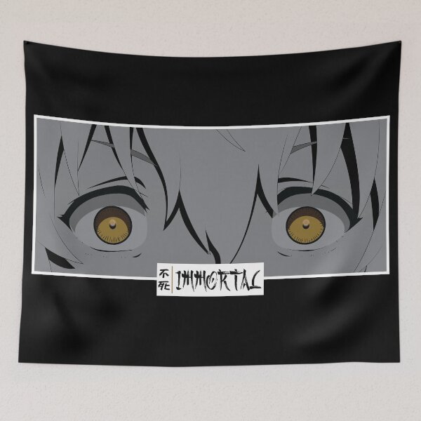Item preview, Immortal Anime Eyes Monochrome Japanese Cozy Manga designed and sold by Otakurypto.
