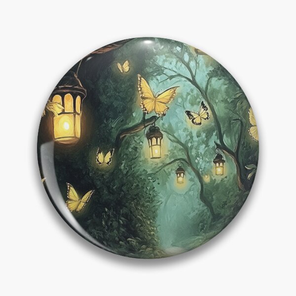 Item preview, Butterfly Lantern Path - Enchanted Forest Magic designed and sold by Creet-Design.