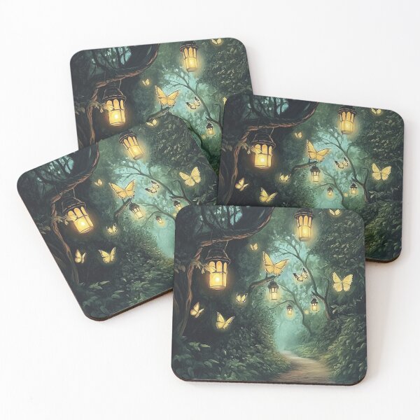 Item preview, Butterfly Lantern Path - Enchanted Forest Magic designed and sold by Creet-Design.