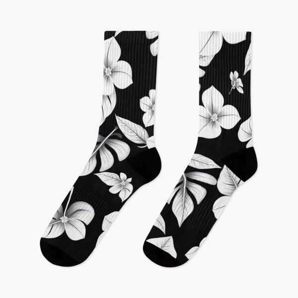 Item preview, Elegant Monochromatic Flowers and Leaves Design - Timeless Botanical Art designed and sold by FestivityFinds.