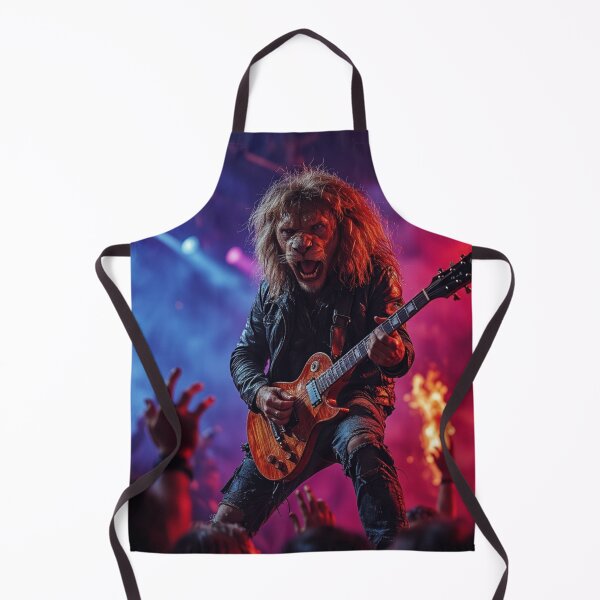 Item preview, Lion Rocker Electric Guitar Poster designed and sold by Prosser87.