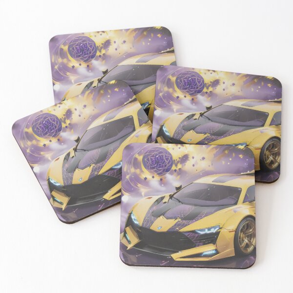 Item preview, Super Sports Car, Yellow & Purple designed and sold by DigitalHeadache.