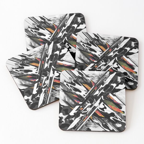 Item preview, Black And White Graphic Dynamic Fusion Camo designed and sold by CamouflageLab.