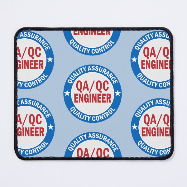 Item preview, Quality Assurance QA and Quality control QC Engineering Art for Engineers designed and sold by Science Engineering Gifts.