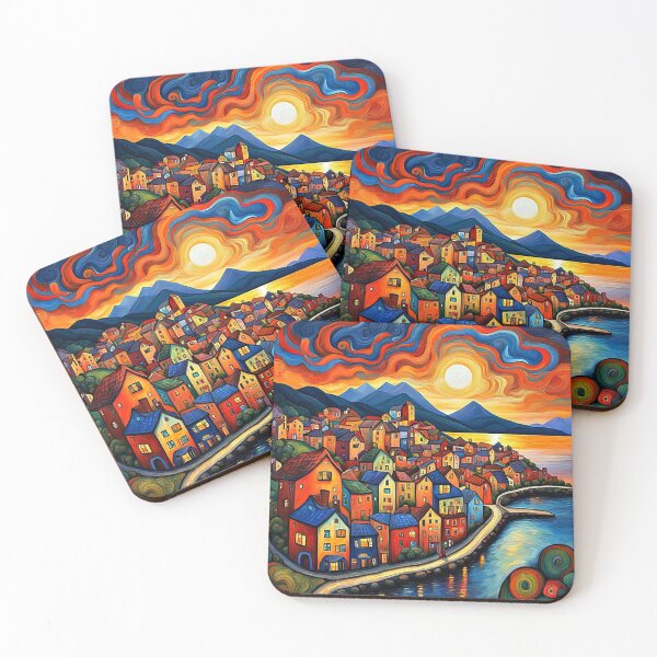 Item preview, Village in fjord 2 designed and sold by George Hutton Hunter.