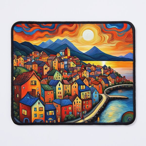 Item preview, Village in fjord 2 designed and sold by George Hutton Hunter.